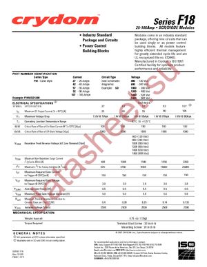 F1892CCD400 datasheet  